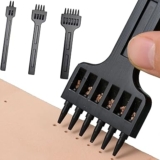 3 Piece Prong Punch, Leather Craft Set, 4 mm 2, 4, 6 prongs