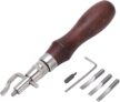 Leather Groover 7 in 1 Beveler Leathercraft Tool