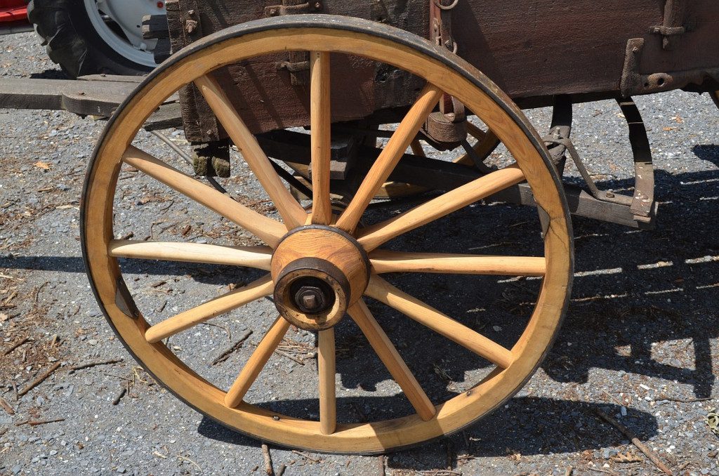 Wagon wheel illustrating the structure and function of Becoming Better's web hub
